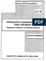 Domingo, Agustin - Paul Ricoeur.pdf