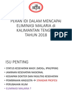 IDI dalam Eliminasi Malaria di Kalimantan Tengah 2018