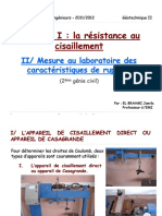 Resistance Au Cisaillement