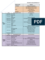 PMK-Susunan Acara Retreat PMK 2017