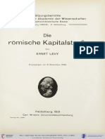 Levy, Die Römische Kapitalstrafe (1931)