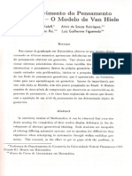 Desenvolvimento Do Pensamento Geometrico - O Modelo de Van Hiele PDF