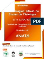 Metodologias Ativas No Ensino de Fisiologia: Anais