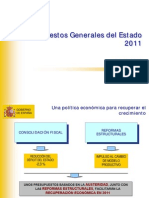 Presupuestos Generales del Estado para 2011