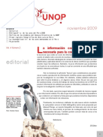 Boletin Informativo UNOP Vol. 4 N° 2. 2009