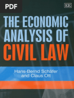 Hans Bernd Schafer - The Economic Analysis of Civil Law
