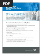 OSHA 10-30 Hour Course List-1