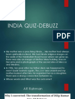 India Quiz Debuzz