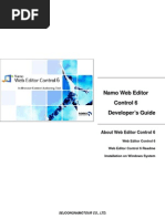 Namo Web Editor Control 6 Developer's Guide