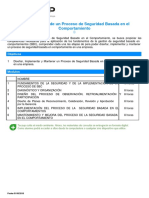 Implementación de Un Proceso de Seguridad Basada en El Comportamiento