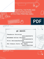 Environmental Factors and Workstation Design Affecting Printing Smes