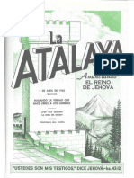 La Atalaya 1 de Abril de 1960