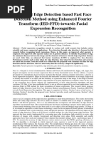 Improved Edge Detection Based Fast Face Detection Method Using Enhanced Fourier Transform (IED-FFD) Towards Facial Expression Recongnition