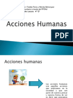 Acciones humanas