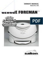 George Foreman Contact Roaster Gv5