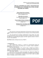 Implementação do PBQP-H em empresa de construção civil no RN