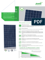 Módulo solar JKM320PP-72 de JinkoSolar de 305-320W