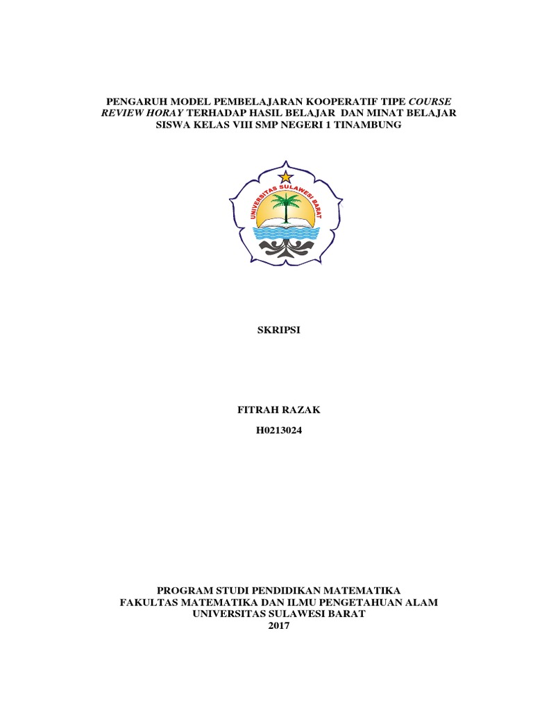 Skripsi Fitrah
