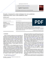 Framework to select error prediction techniques