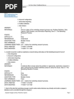 Test Bank for Basic Marketing Research 9th Edition Churchill