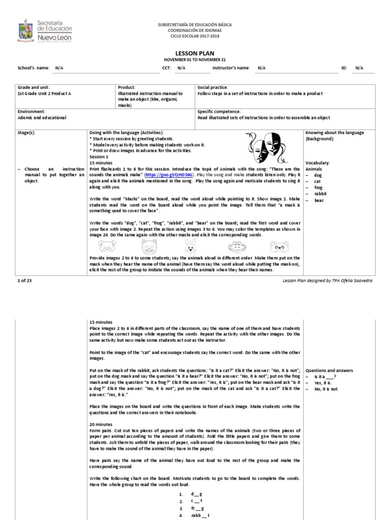 Days of the Week Activities for Grade 1 | PDF | Lesson Plan | Question