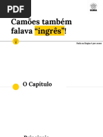 Camões Também Falava Ingrês Ppt