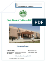 Internship Report On State Bank of Pakistan