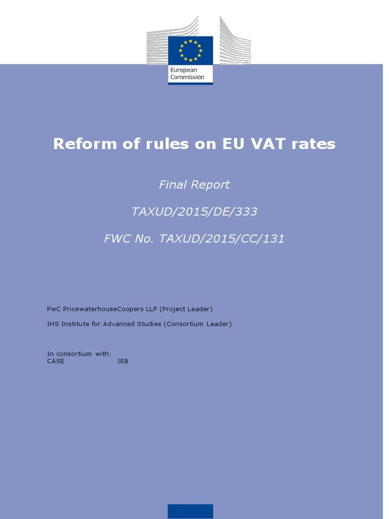 Eu vat rates