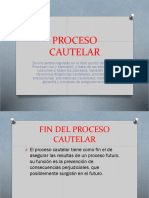 Presentación Proceso Cautelar