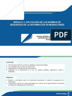 Diapositiva - Aplicacion de Las Normas de SI de MIGRACIONES PDF