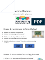 Debate Review