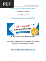 Passed 1Z0-808 Exam Today !share Passquestion 1Z0-808 Real Questions