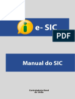 MANUAL e-SIC - GUIA DO SIC PDF