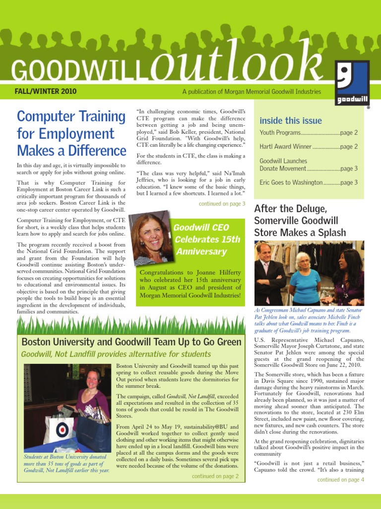 Computer Training For Employment Makes A Difference: After The Deluge ...