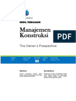 Modul 2 The Owners Prespective