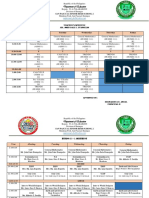 Sir Dale Schedule SY 2018-2019