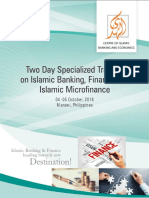 Two days specialized training workshop on Islamic Banking, Finance and Islamic Microfinance training in Philippine