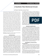 Seismic Behavior of Synthetic Fiber-Reinforced Circular Columns