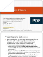 00 Presentazione Del Corso - 2016 PDF