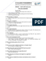 CAD/CAM Viva-Voce Questions (SVSCE Edition)