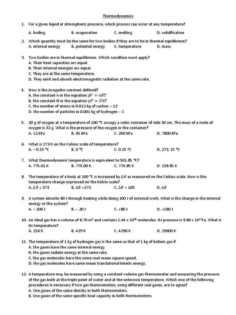 Thermodynamics intelligence overview
