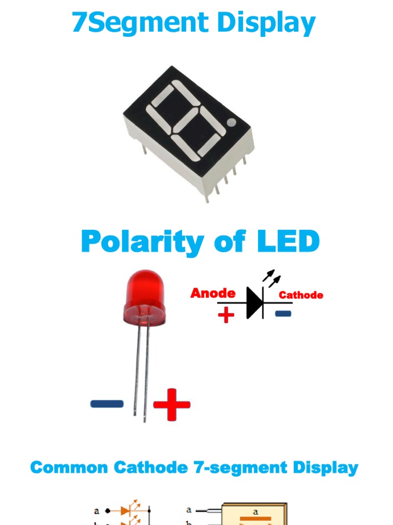 Common Cathode 7-Segment Display | PDF