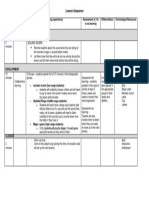 Lesson Sequence