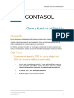 ContaSOL Instrucciones Cierre y Apertura 2016 2017