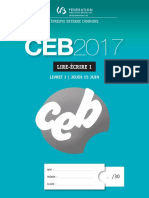 Evaluation Certificative - CEB 2017 - Questionnaires (Version Standard) (Ressource 13971)