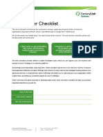 Data Center Checklist Po150692