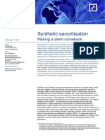 Synthetic Securitisation - Making A Silent Comeback