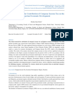 An Assessment of The Contribution of Company Income Tax On The Nigerian Economic Development