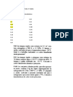 Lista de Exercícios - Cap 5 e 6 - Van Wylen