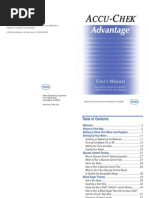 Download Accu Chek Advantage Users Manual by Kent Andrew Spencer SN3808105 doc pdf